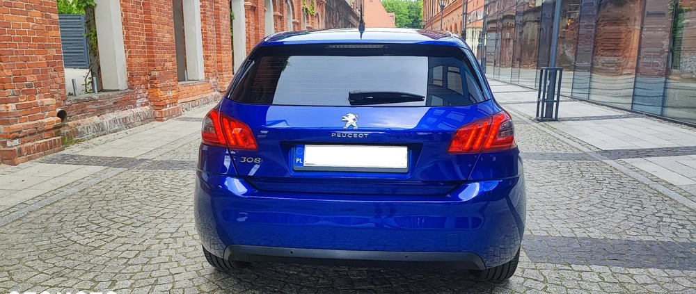 Peugeot 308 cena 46800 przebieg: 94763, rok produkcji 2018 z Pabianice małe 121